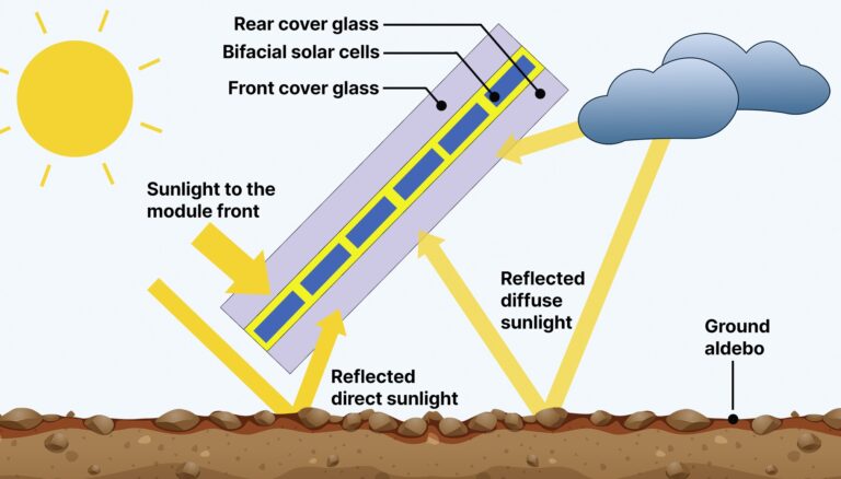 Bifacial Solar cell