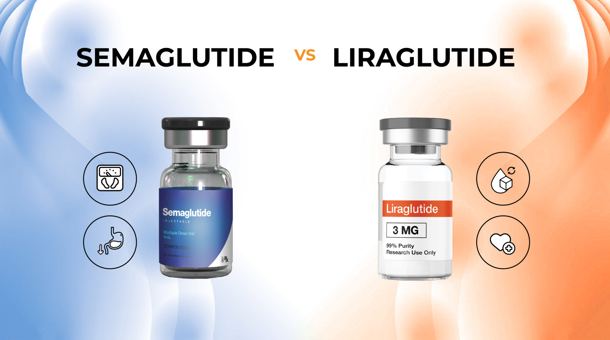 Semaglutide and liraglutide